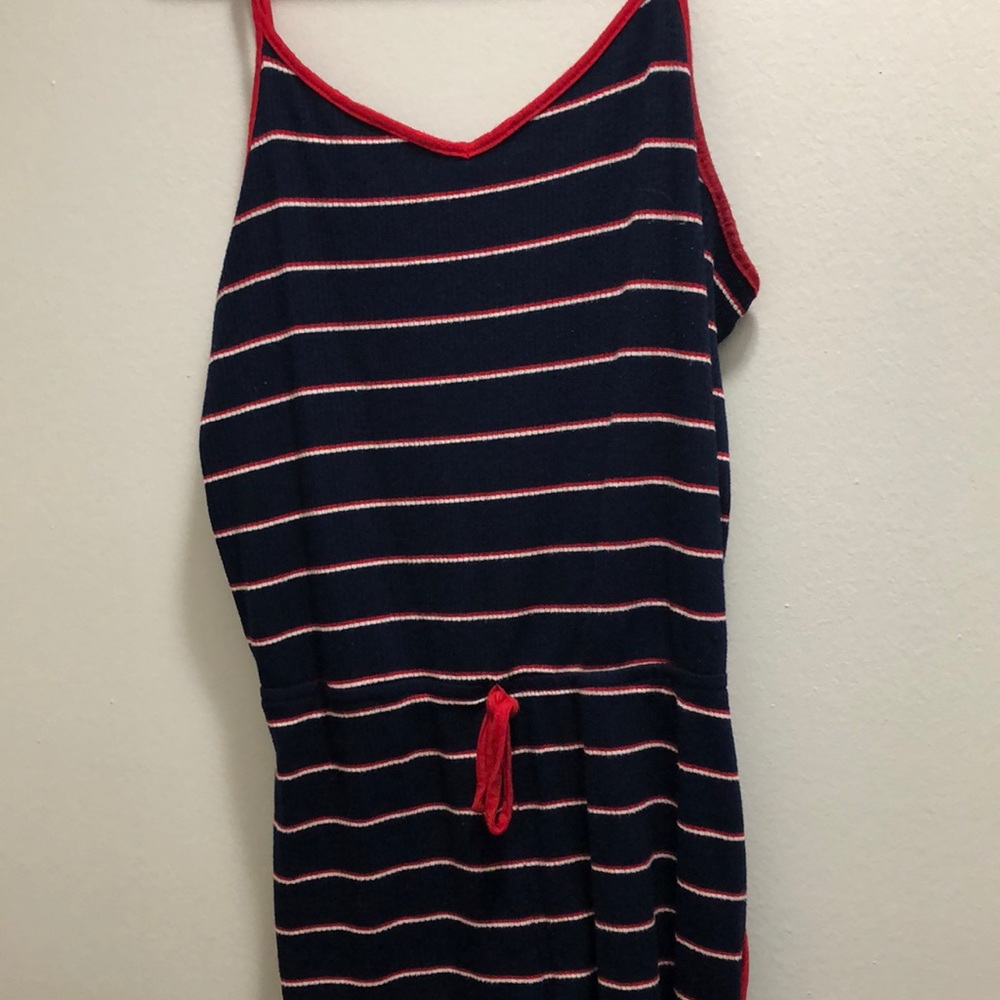 Red white and blue Mossimo Romper 80s inspired